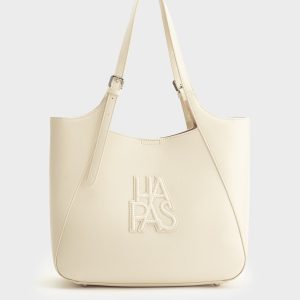 Túi Tote Dập Nổi Camel Size 33